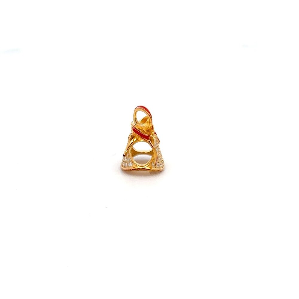 925 Sterling Silver Charm Bead Christmas Bell For Charm Bracelet Necklace - Picture 5 of 5